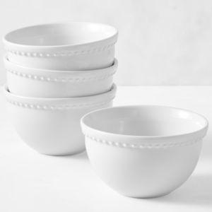 Pillivuyt Beaded Coupe Cereal Bowls