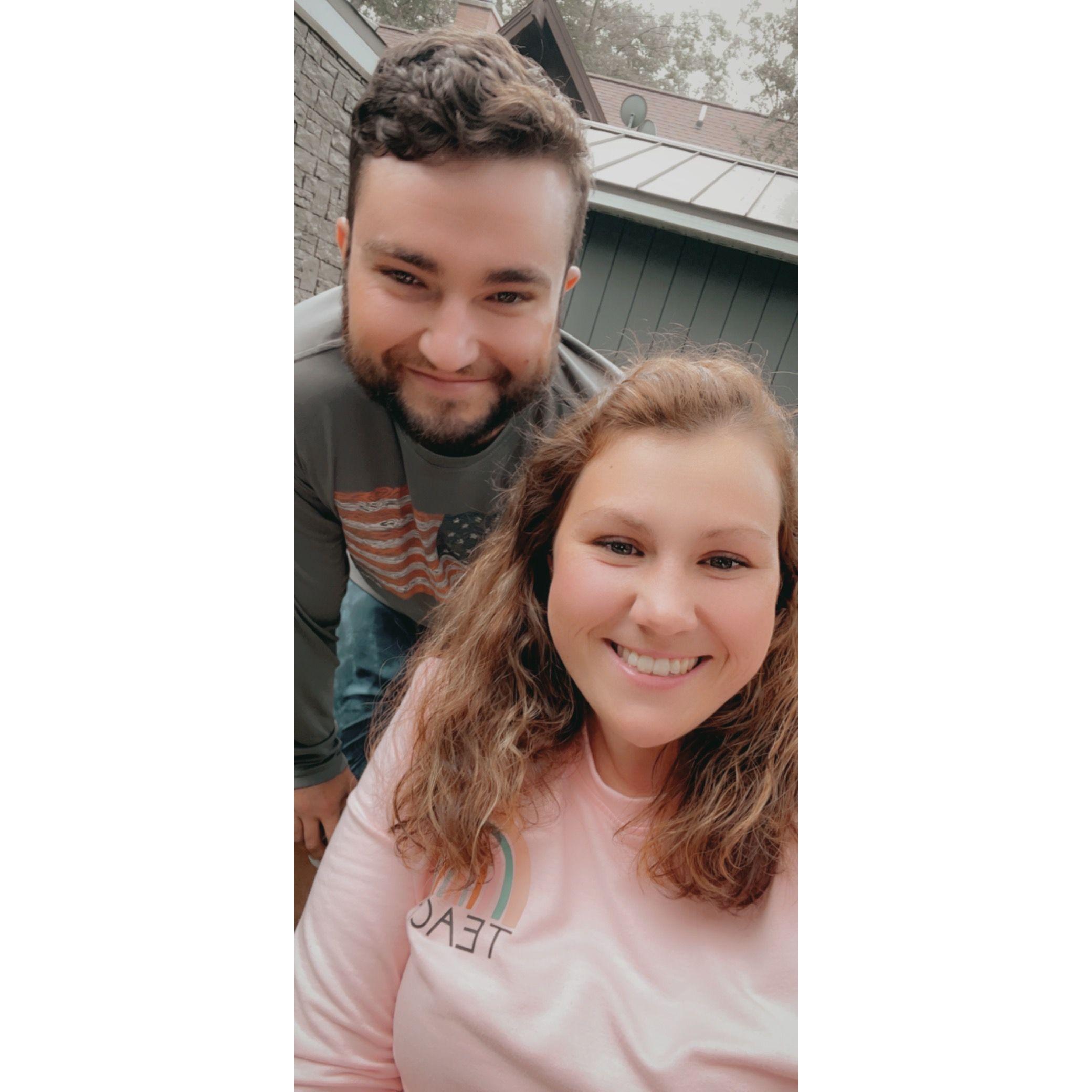 Our first trip to the cottage together