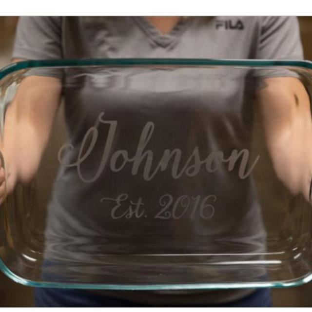 Cake Pan Personalized Casserole Dish Housewarming Gift Wedding Gift Bridal Shower Gift Custom Hostess Gift Monogrammed Gift PCD3