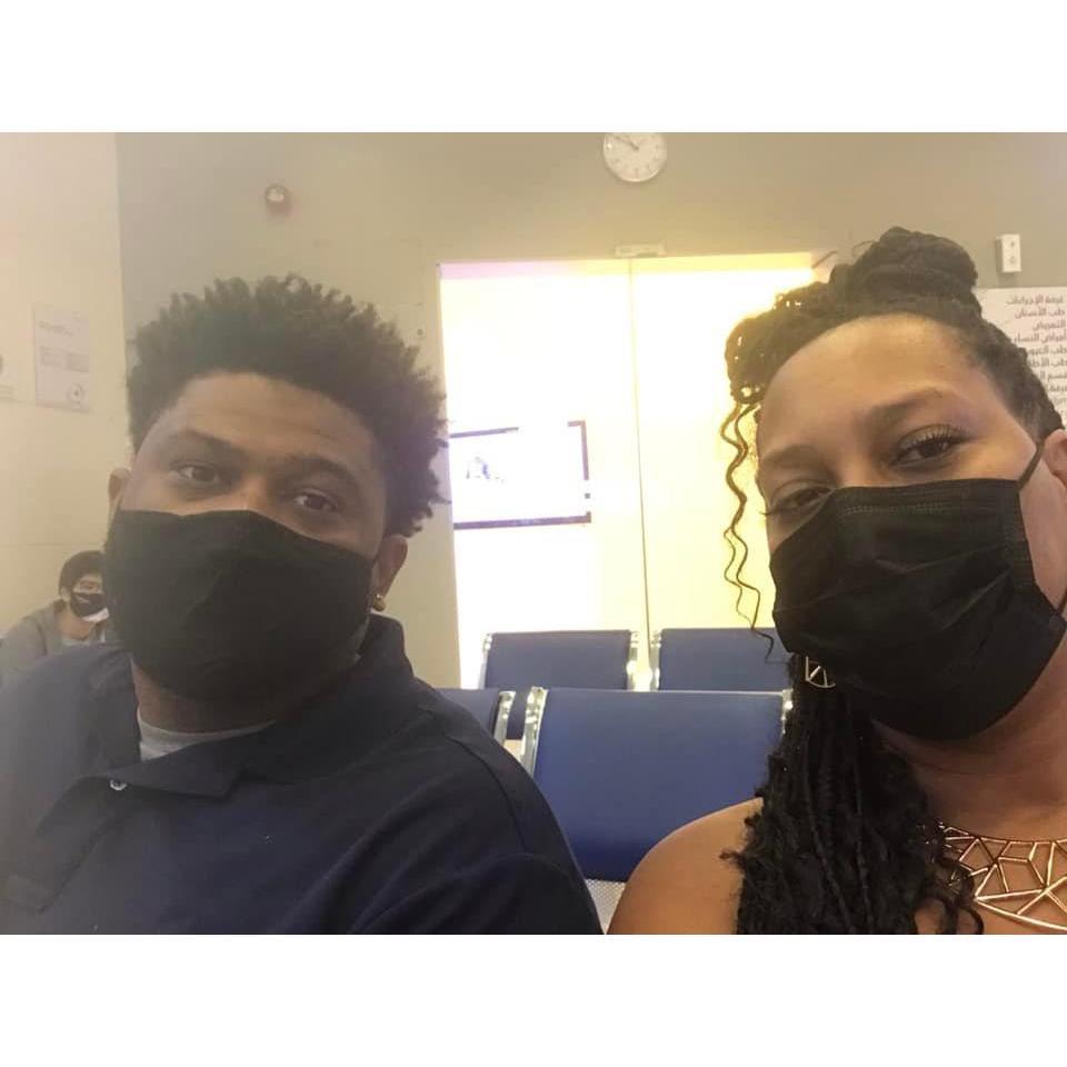 Waiting to get Covid tests