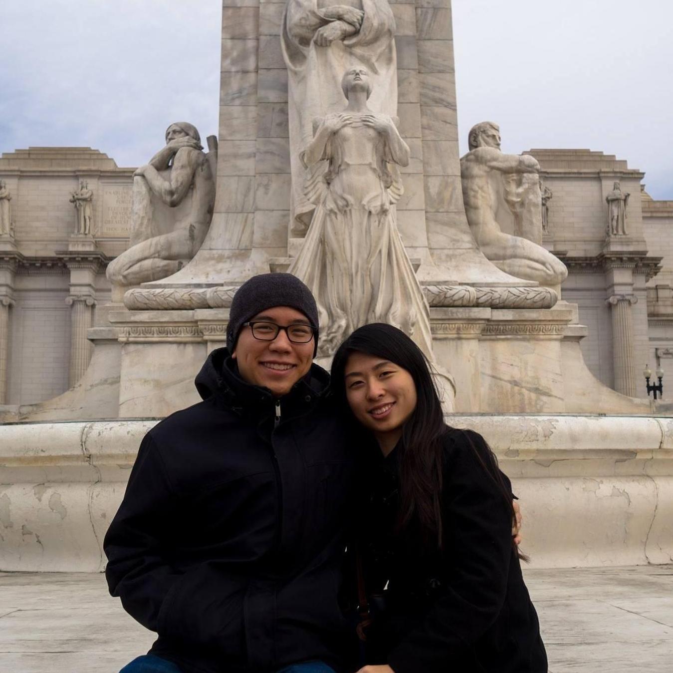 Spending the day in DC with Mike and his guy friends on a cold wintry day! :)