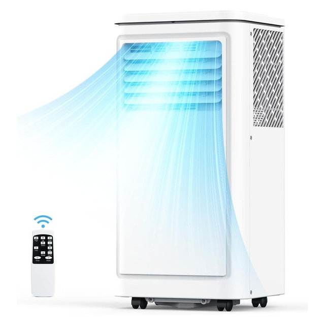Zafro 8000 BTU Portable Air Conditioners, Portable AC Cool up to 350 Sq.Ft, 4 Modes Room Air Conditioner with Remote/LED Display