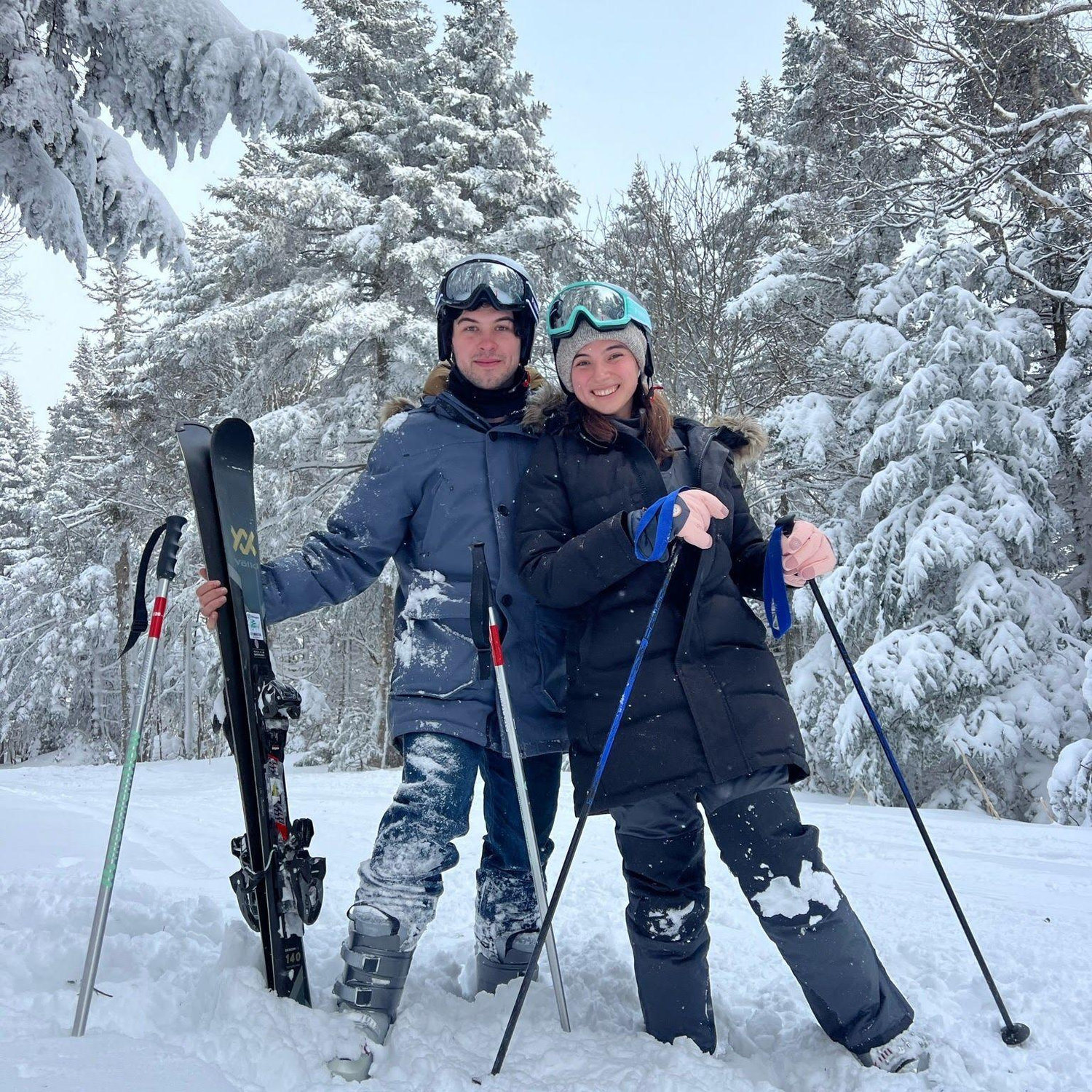 Enjoying the winter together