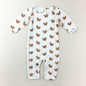 bamboo lap neck jumpsuit | squirrel