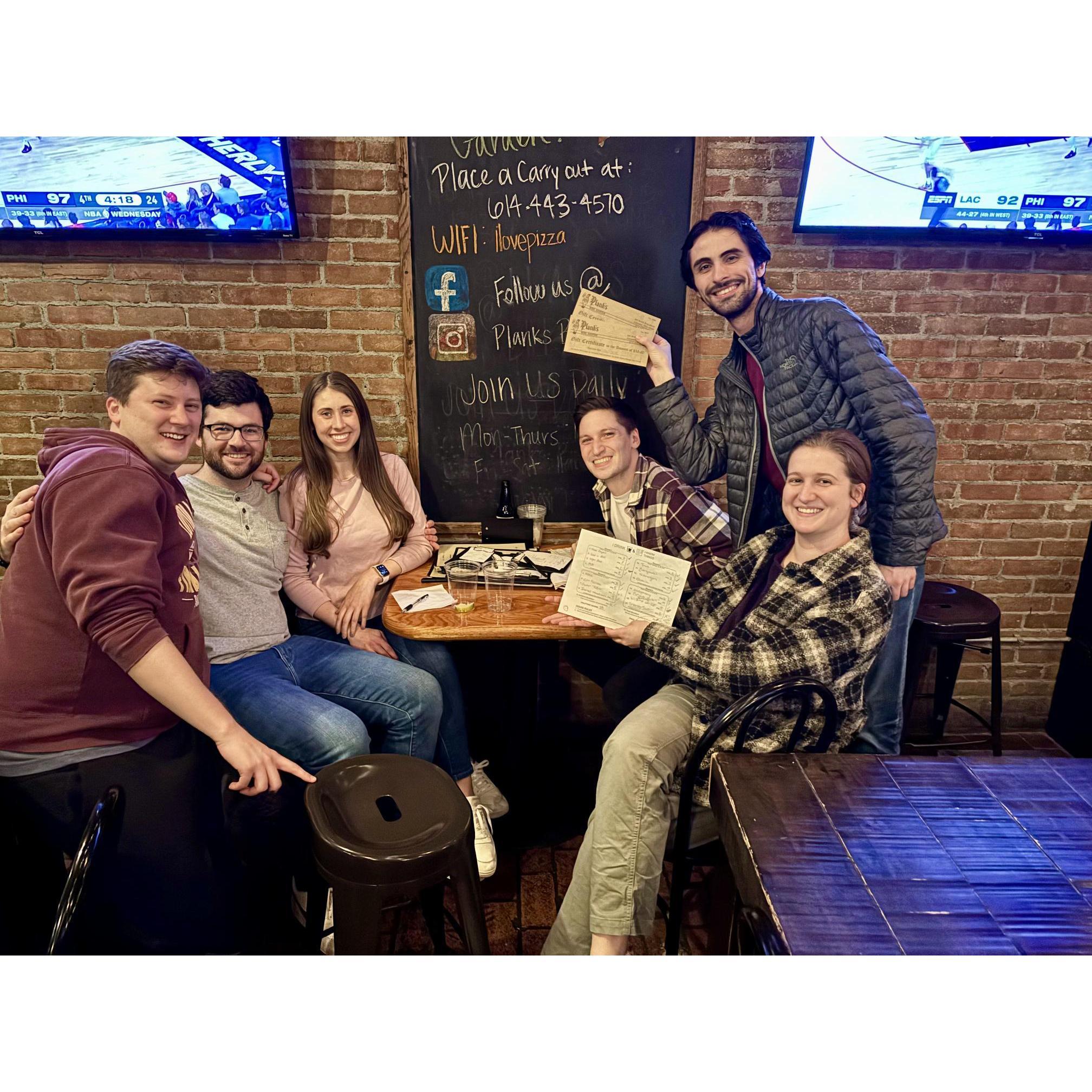 More trivia victory!