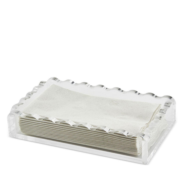 Tizo Acrylic Guest Towel Holder, Wave Design