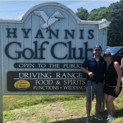 Getting in a round on the Cape. (July 2020)