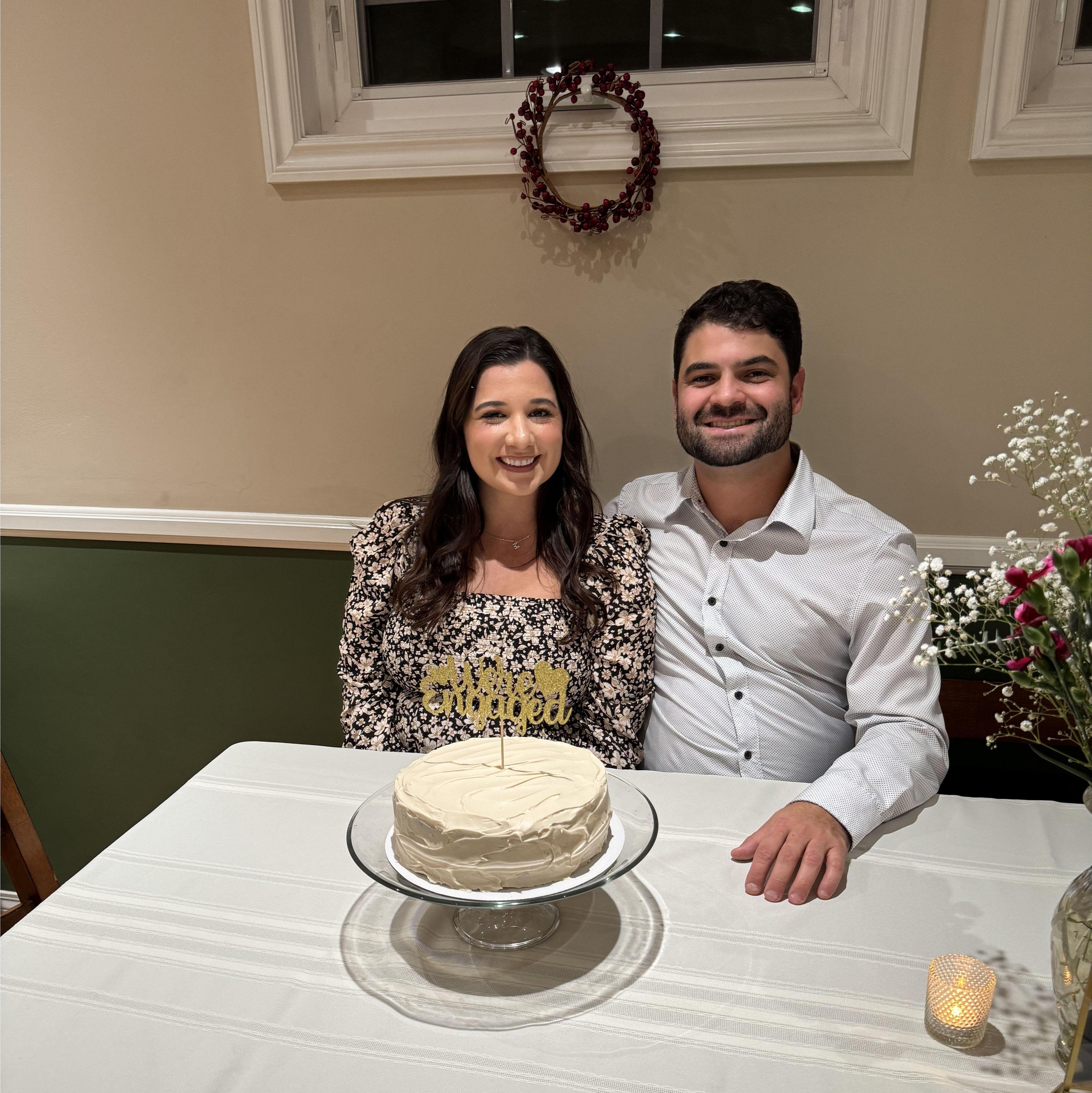 Celebrating our engagement!