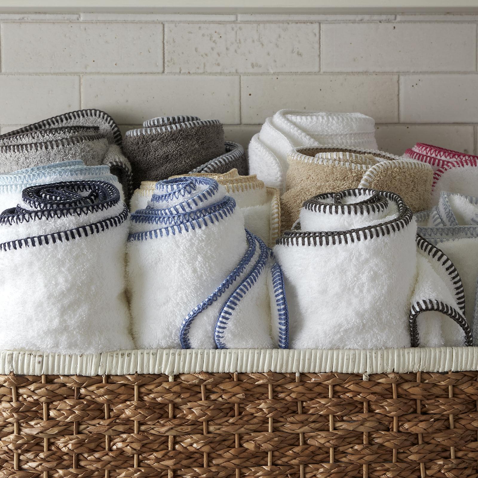 Whipstitch Bath towels by Matouk