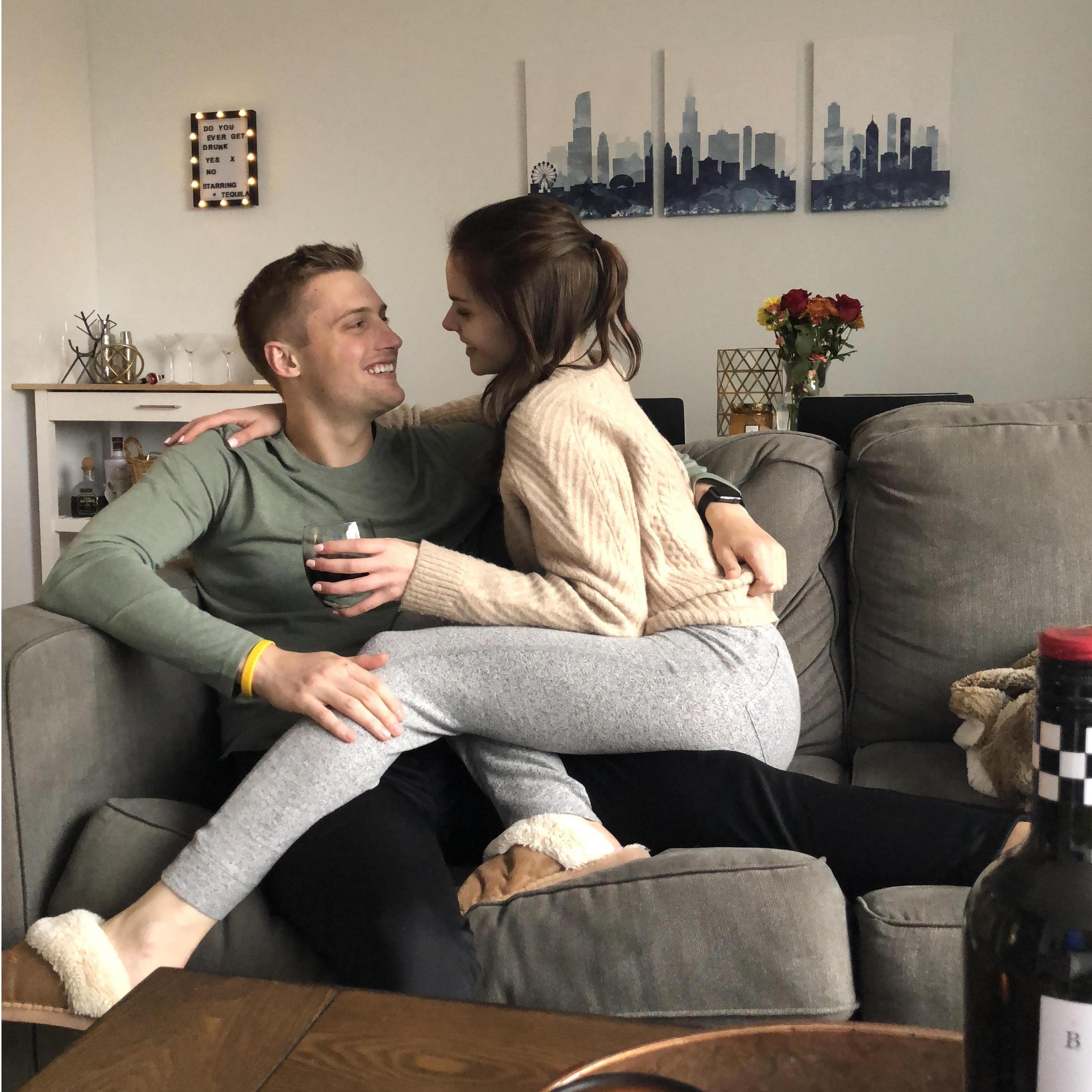 Our first apartment together!