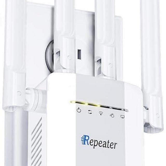 2026 New WiFi Extender Signal Booster for Home, Long Range WiFi Repeater Wireless Routers Signal Amplifier, Mesh WiFi 15X Faster Access Point with Ethernet Port, Easy Setup, 5 Working Mode