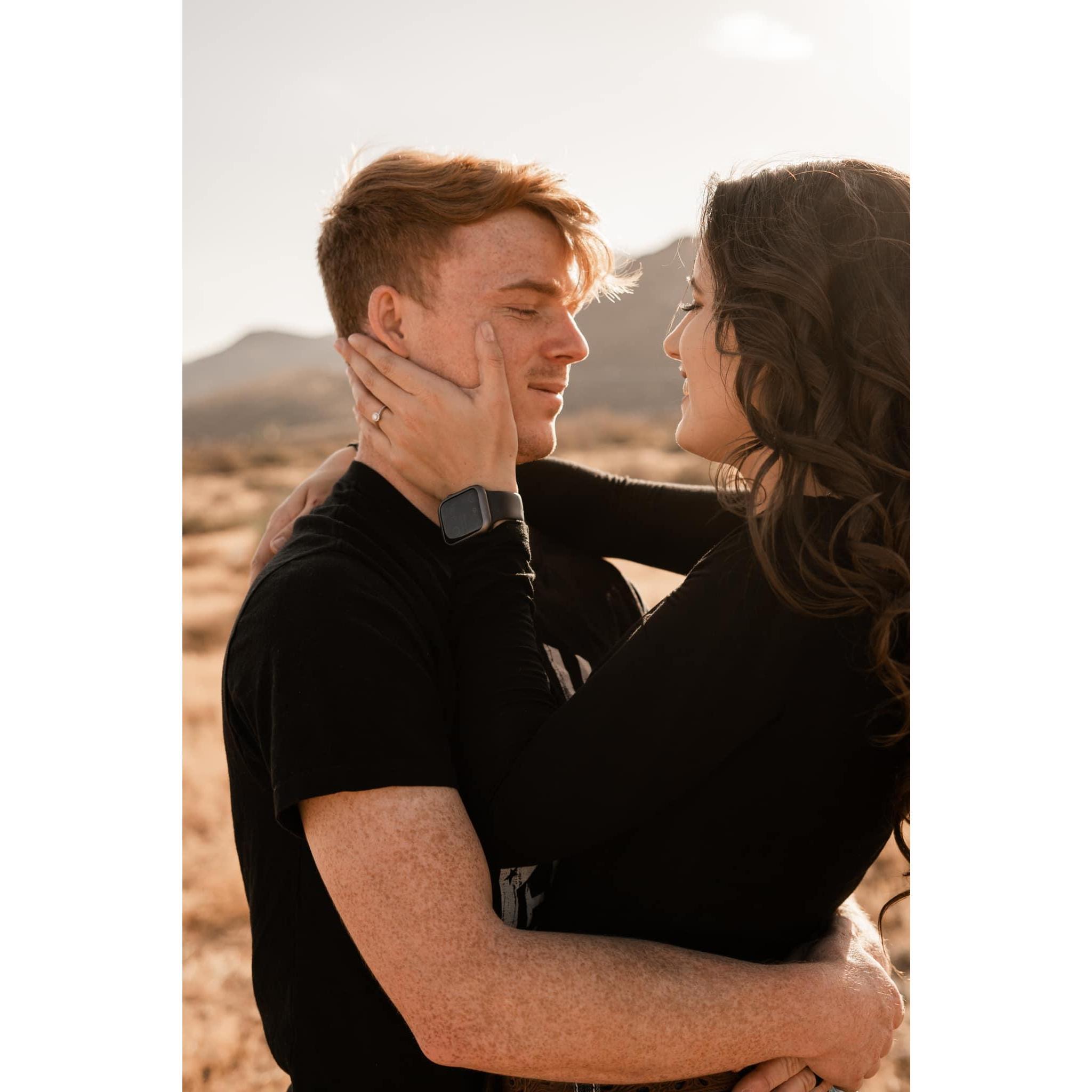 Justin's and I first time saying "I love you" was while he was in Afghanistan.