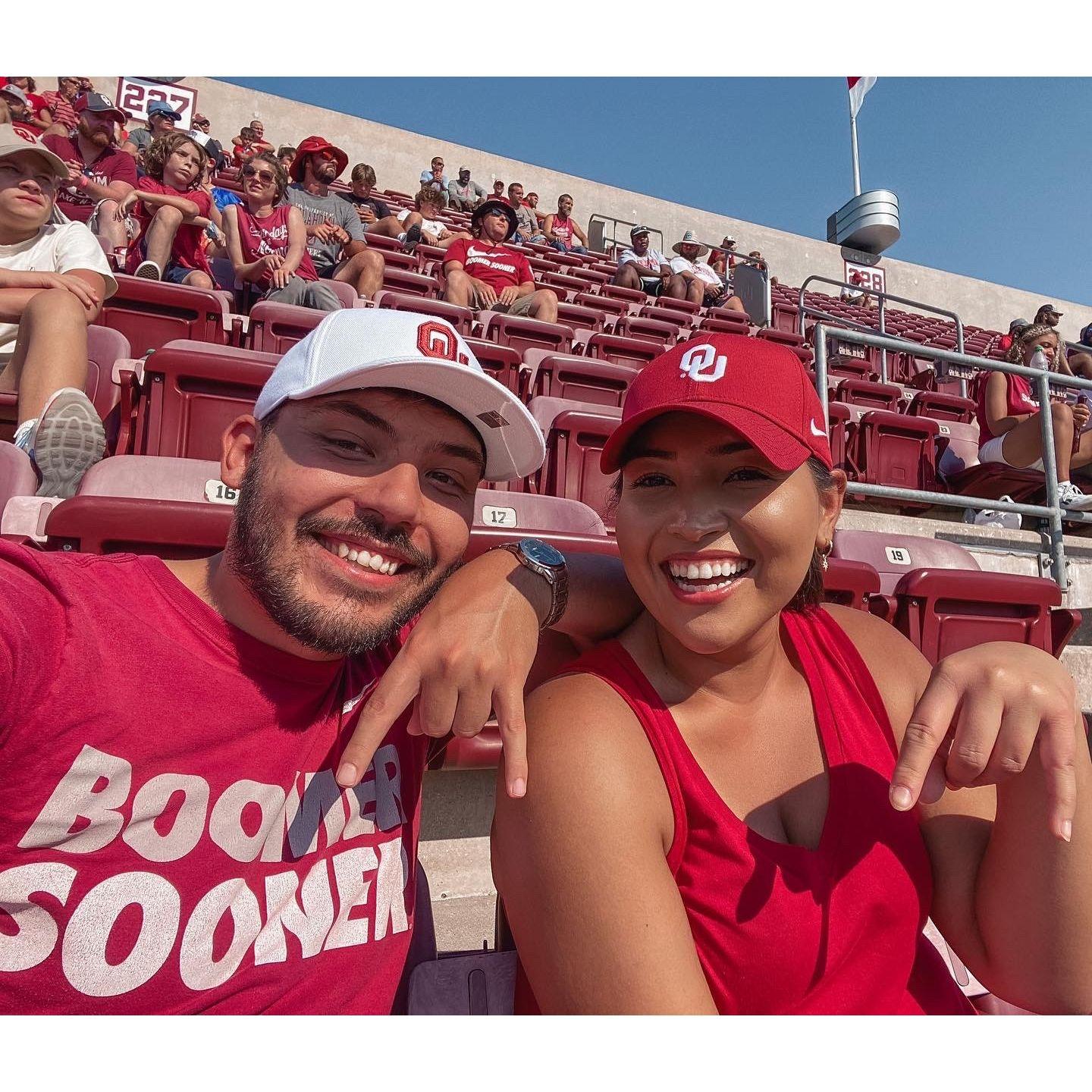 First OU game! Boomer!!