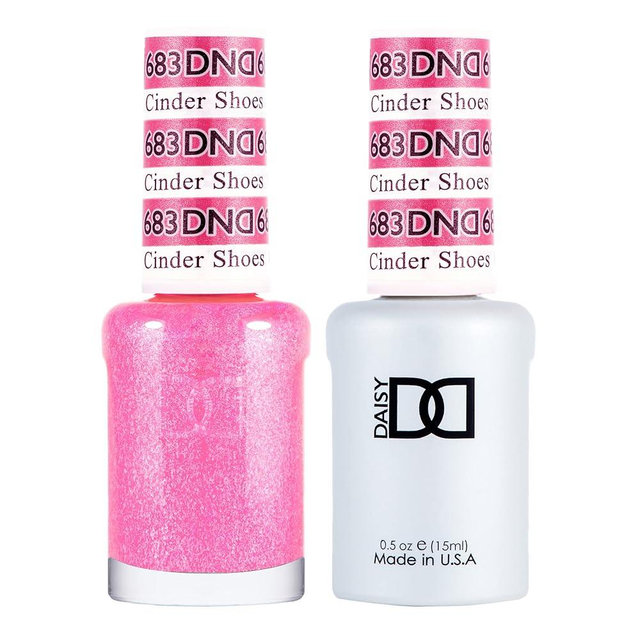 DND Gel Polish Set, Pink Collection, UV/LED GelPolish and Air Dry Nail Lacquer, Matching Chip-Free Polish Duo, 0.5 Fl Oz Each