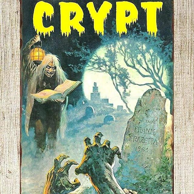 Tales From The Crypt Horror Tv Poster Metal Tin Sign Home Wall Art