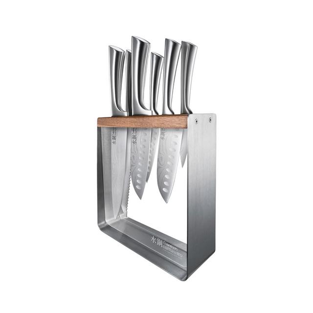 Cuisine::pro® Damashiro Kinzoku Knife Block Set, 7 Piece