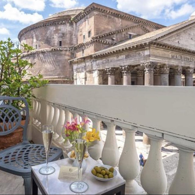 Italy Honeymoon: Hotel Room in Rome- Albergo del Senato