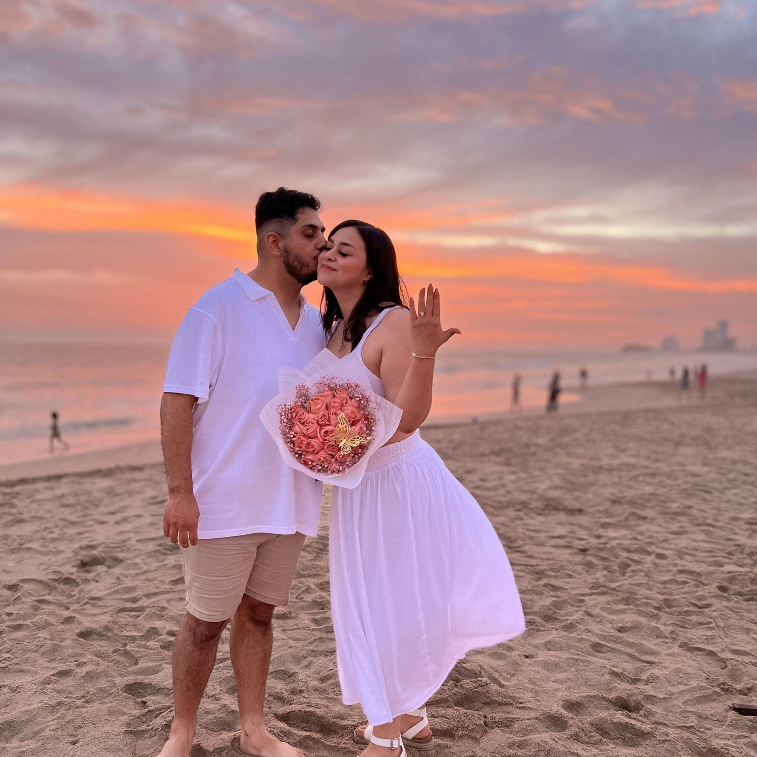 The day we got engaged, one of the most memorable days of our love story.
