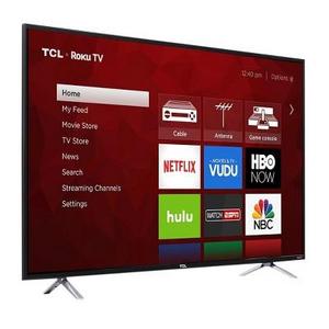 TCL 55" 4K 120Hz CMI Roku Smart LED TV - Black (55S405)