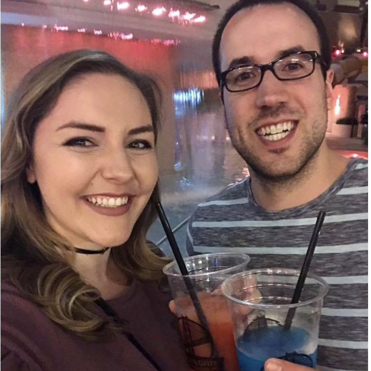 Bottoms up in Vegas!