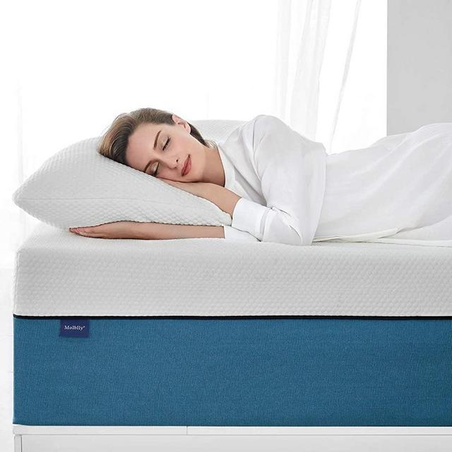 Queen Size Mattress, Molblly 10 inch Cooling-Gel Memory Foam Mattress in a Box, Breathable Bed Mattress for Cooler Sleep Supportive & Pressure Relief， 60" X 80" X 10"