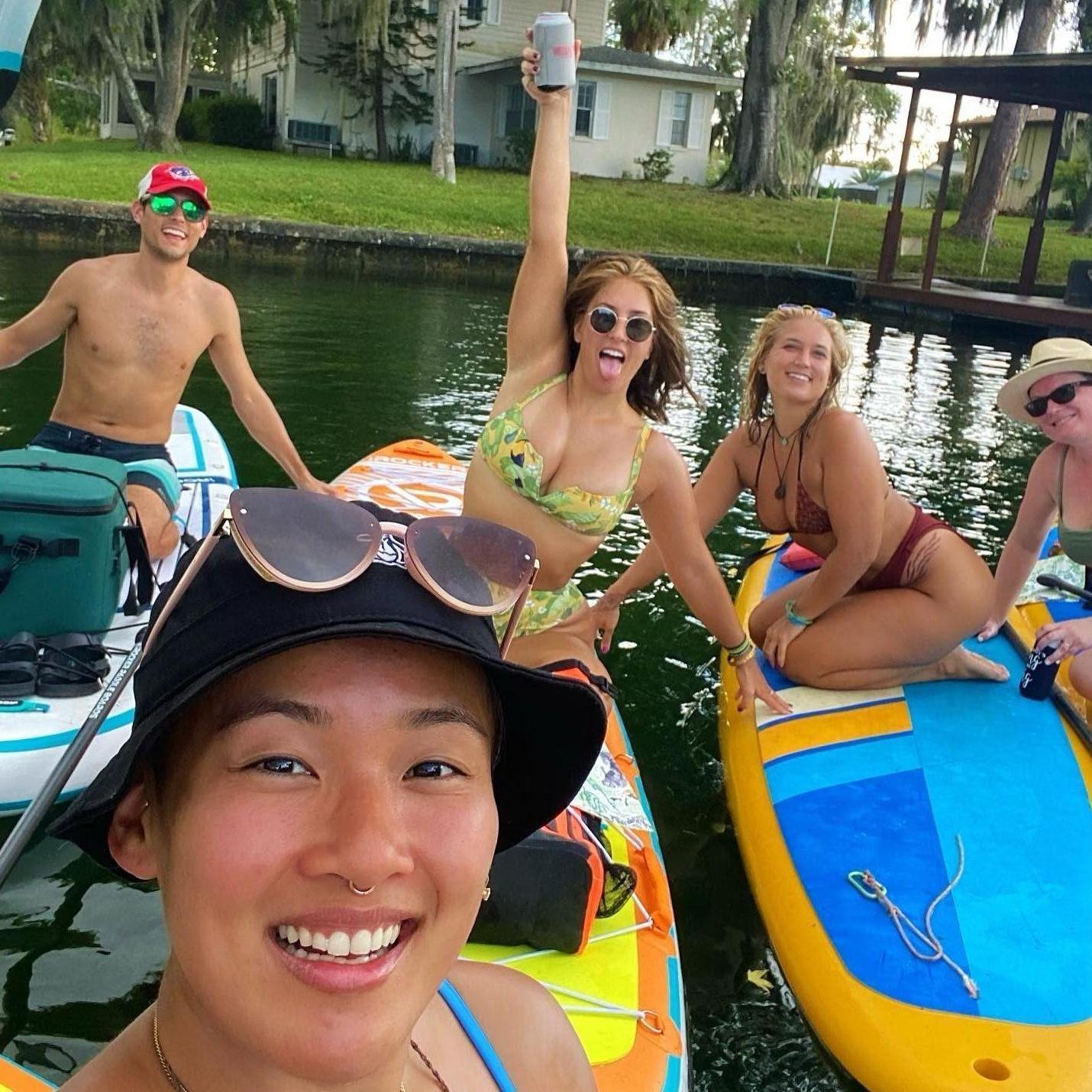 The girls visit the FL springs with us!