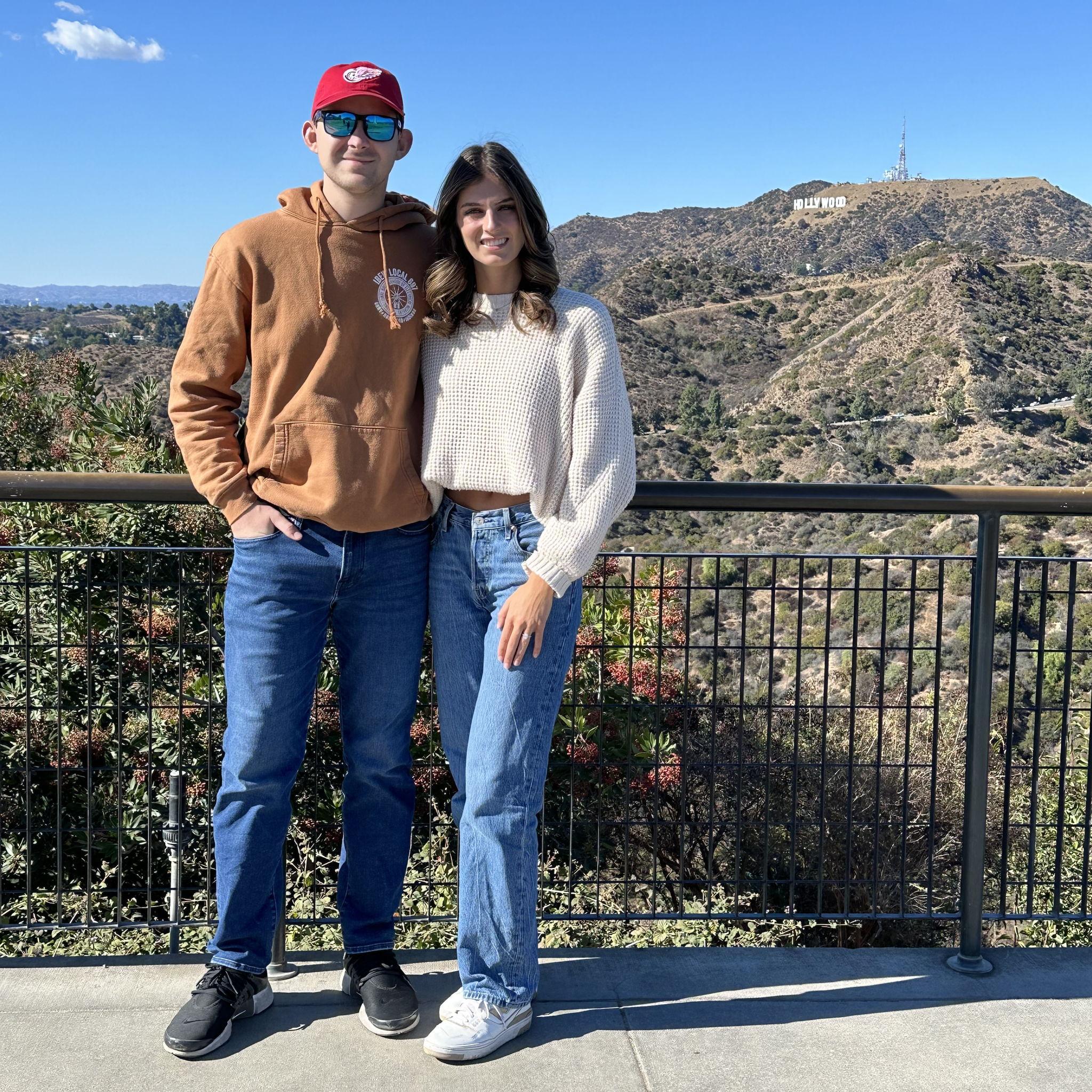 November 2024: Trip to Los Angeles! Of course we had to take a pic with the Hollywood sign!