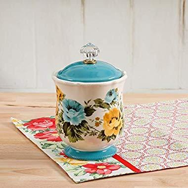 The Pioneer Woman Pioneer Rose Shadow 8.25-Inch Canister w/Acrylic Knob