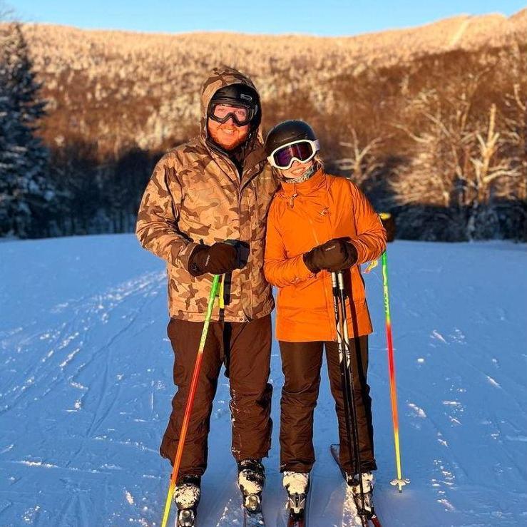 Chris taught Annie how to ski at Bolton Valley were they are getting married. It was trial by fire and lots of learning as we went but now it's one of our favorite things to do together.