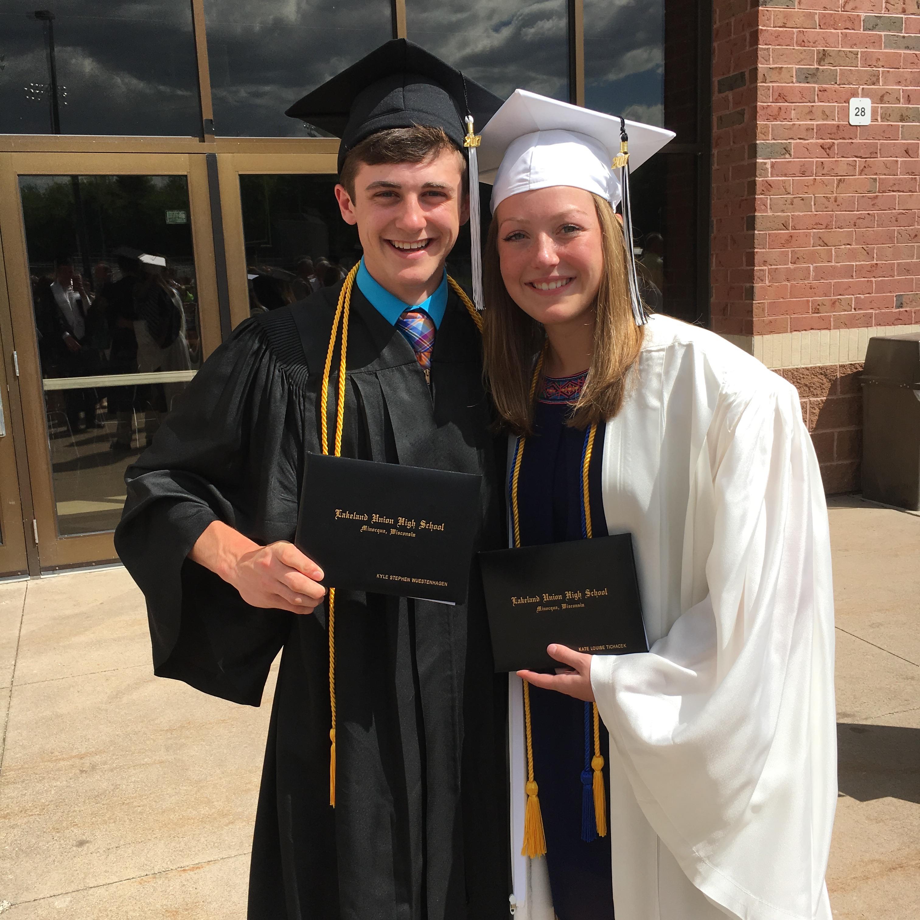 Kyle and I have known each other since the 4th grade! We graduated from the same elementary school and high school!