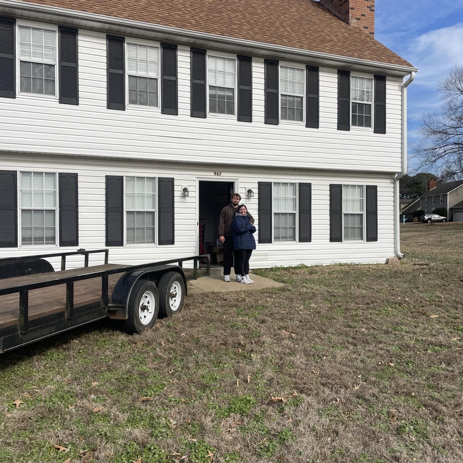 Our first (and current) home that we rented together!