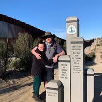 Eric heading off to do the PCT