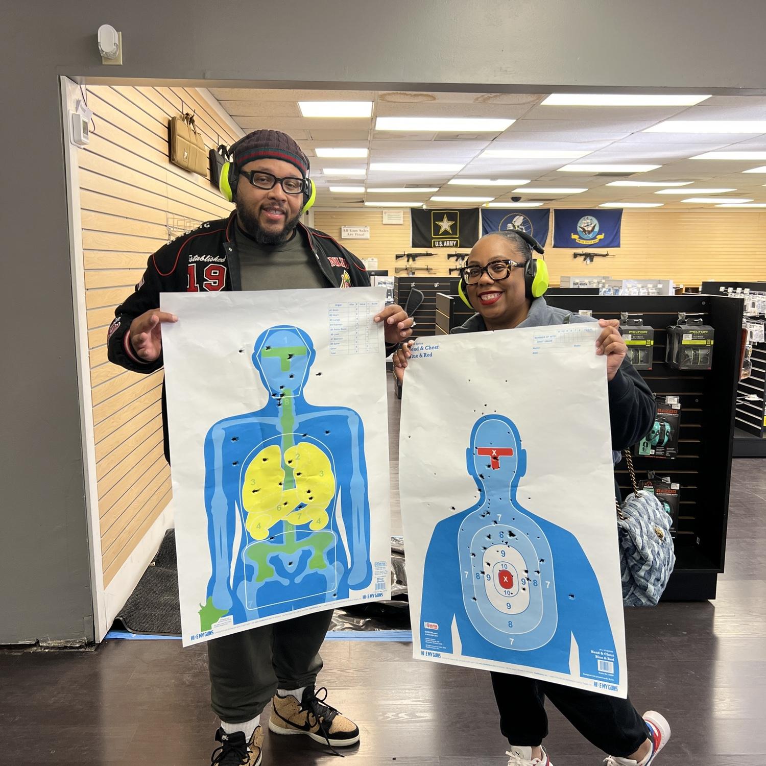 Gun range with the boss!