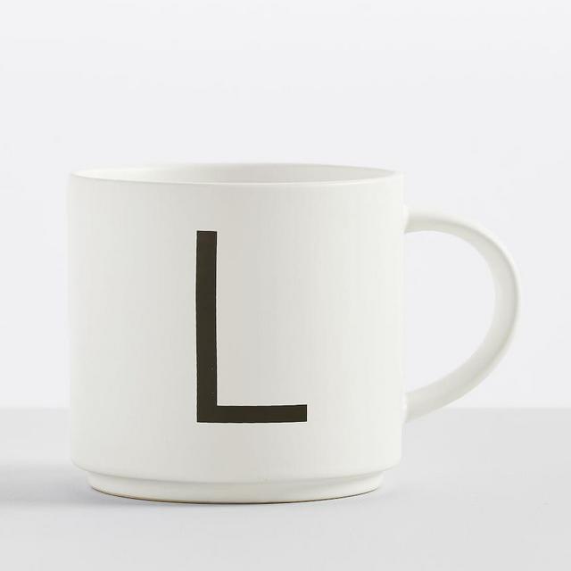 Mason Stoneware Alphabet Mug - L