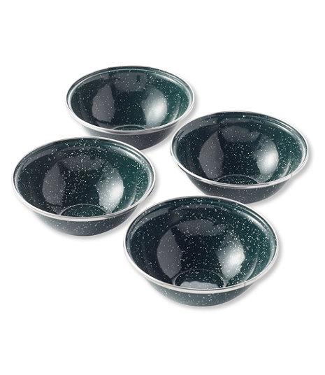 Traverse Camp Enamelware, Bowl 4-Pack