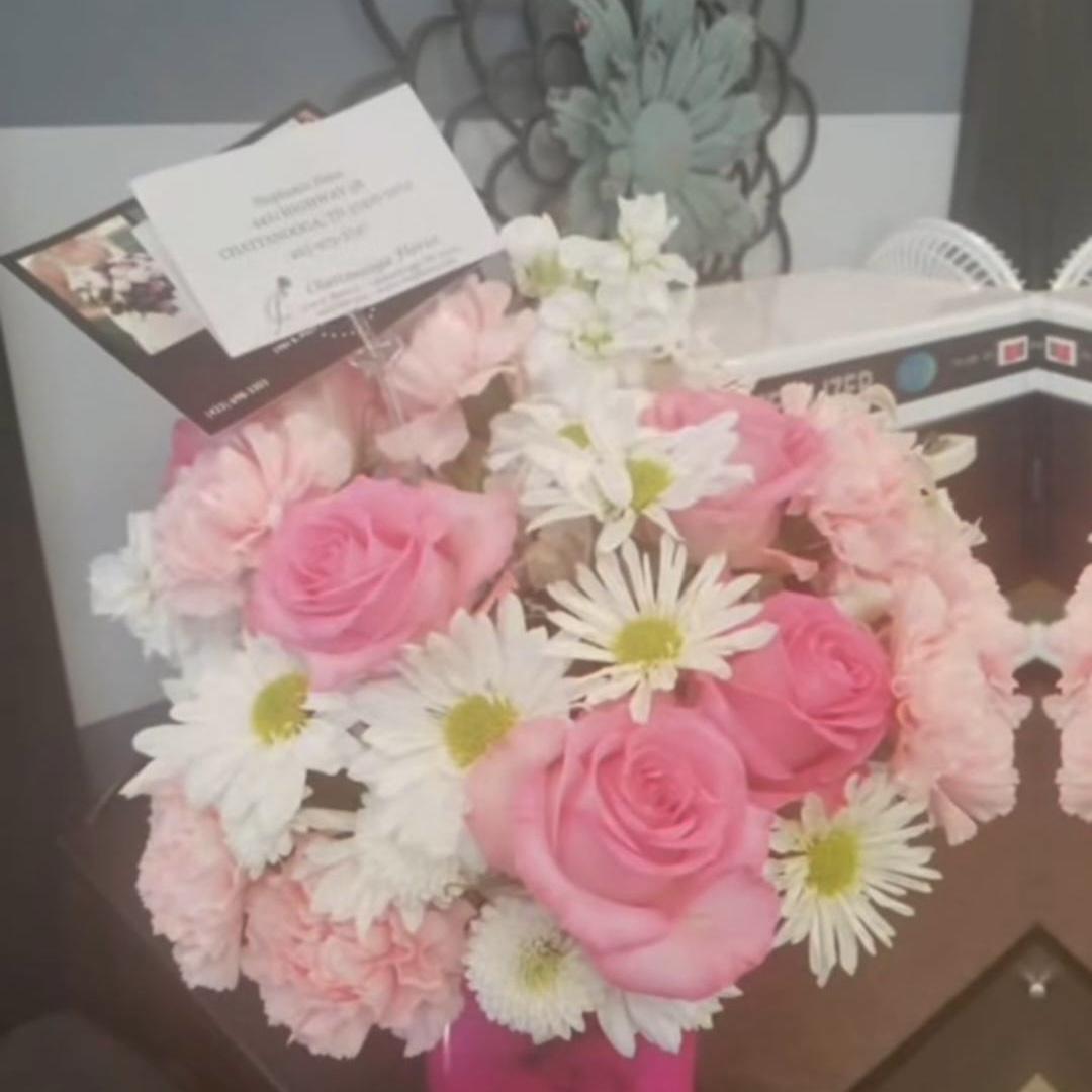 The pink flowers Frederick sent as a secret admirer were the first spark. A soft surprise that opened Stephanie’s heart and quietly began the love story that led them to forever.