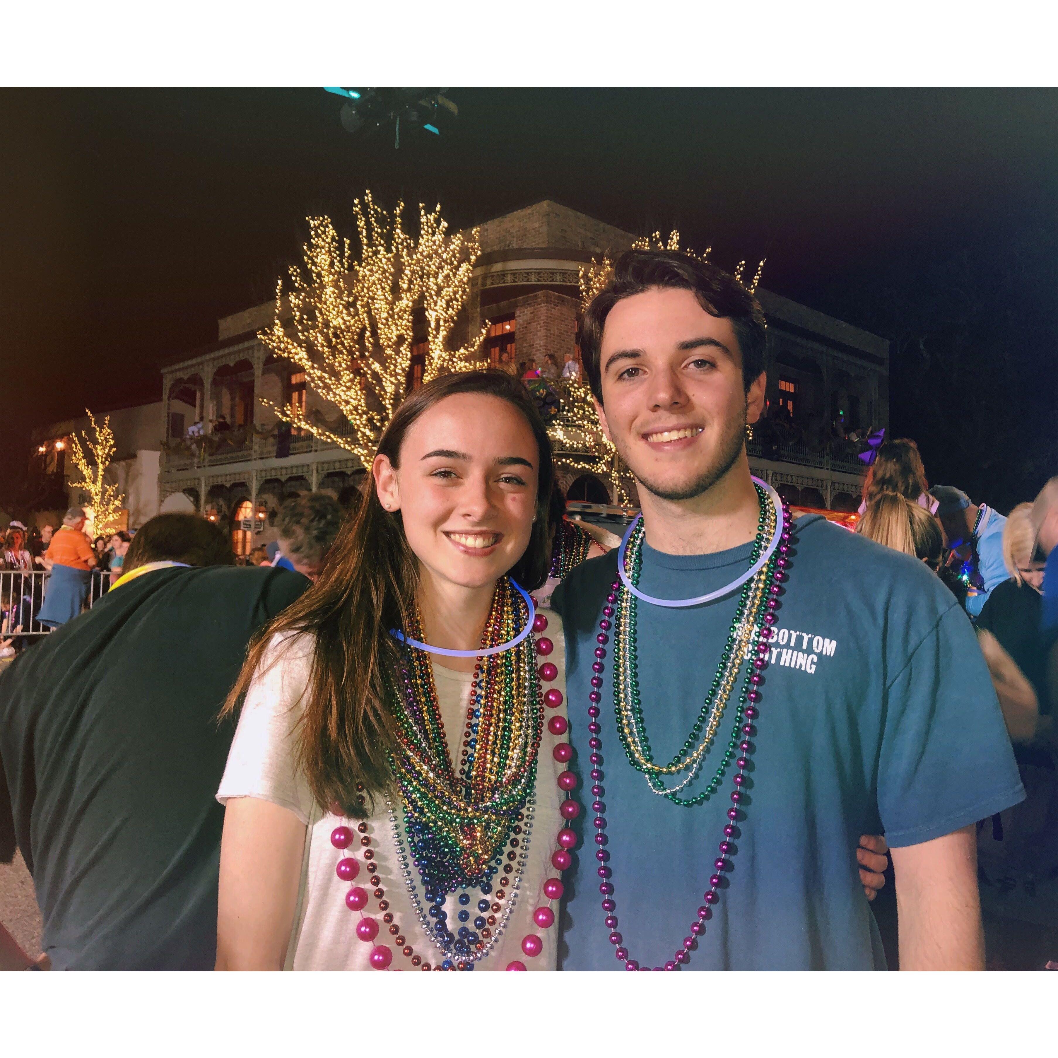 First Mardi Gras together