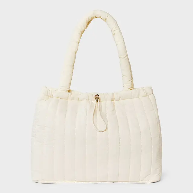Quilted Drawstring Tote Handbag - Universal Thread™ Yellow