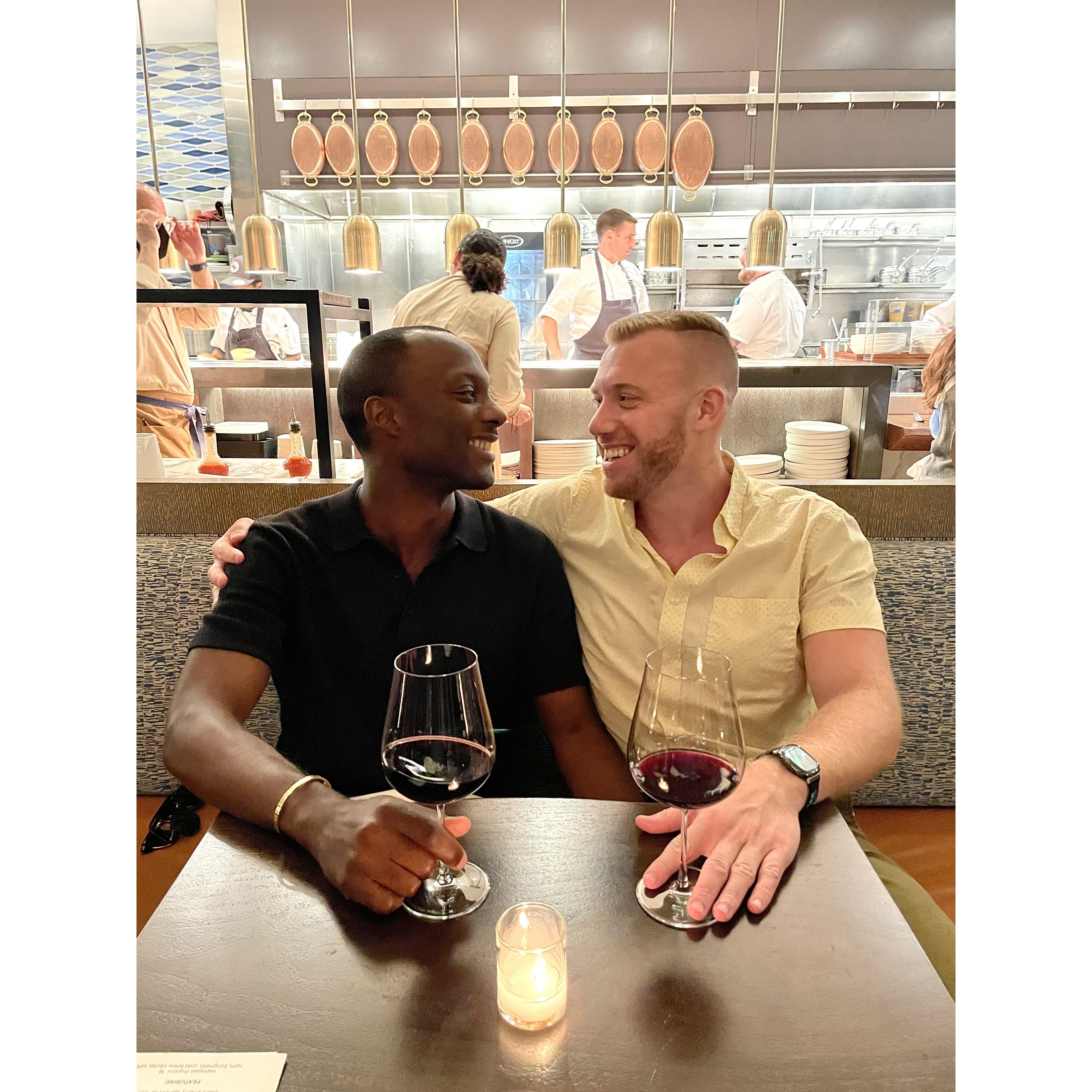 Anniversary dinner at Vernick Fish!