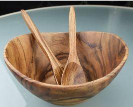 Acacia Deep Salad Bowl