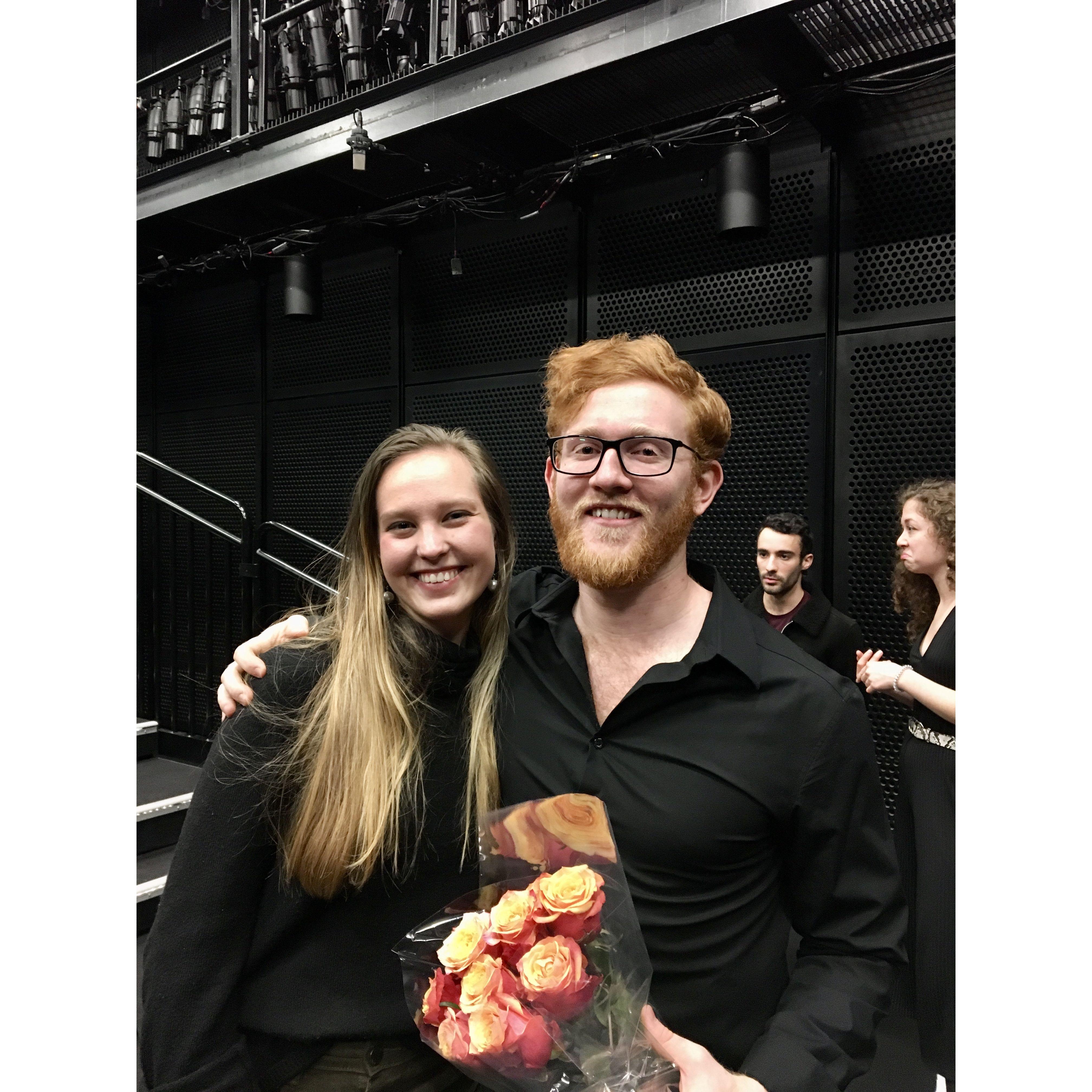 After one of Harry's Juilliard recitals in 2019