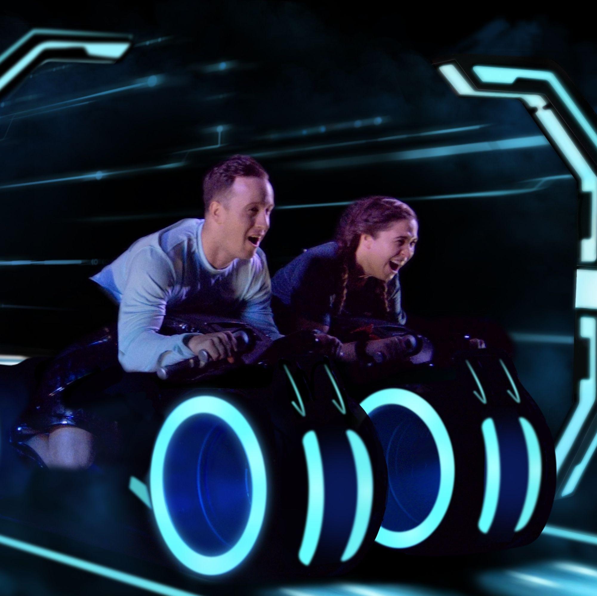 Disney World Tron Roller Coaster