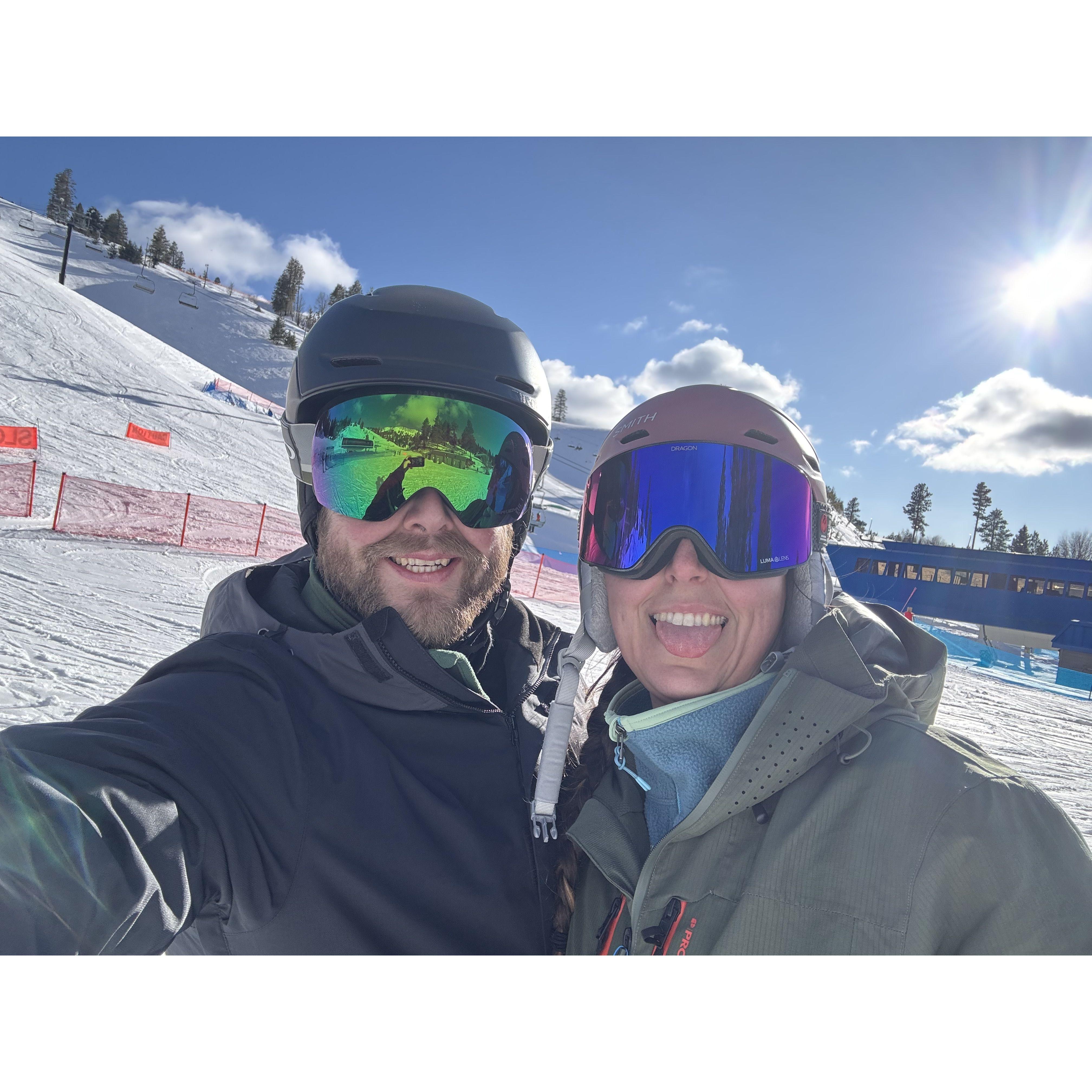 Winter 2024 - skiing at Bogus Basin