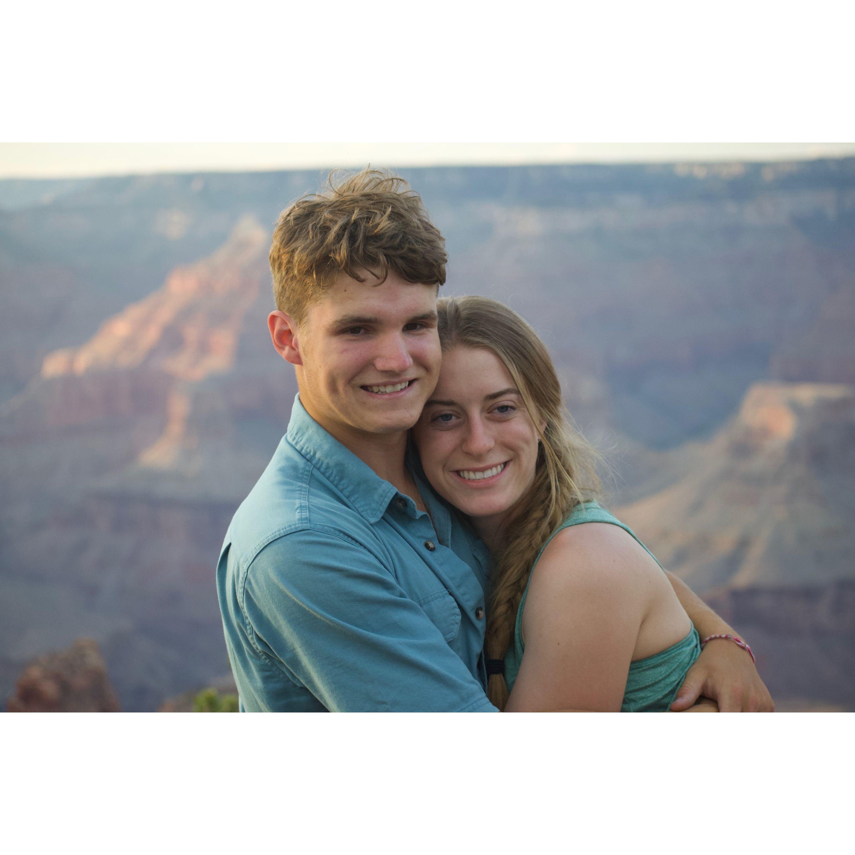 July 2021 - Enjoying the views of the Grand Canyon