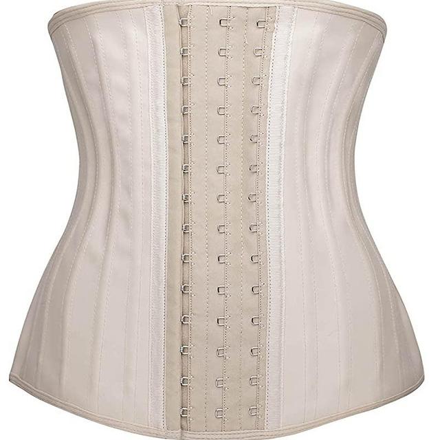 YIANNA Women's Underbust Latex Sport Girdle Waist Trainer Corsets Hourglass Body Shaper