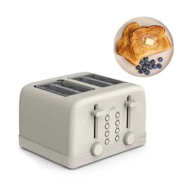 bella 4-Slice Toaster Oatmilk