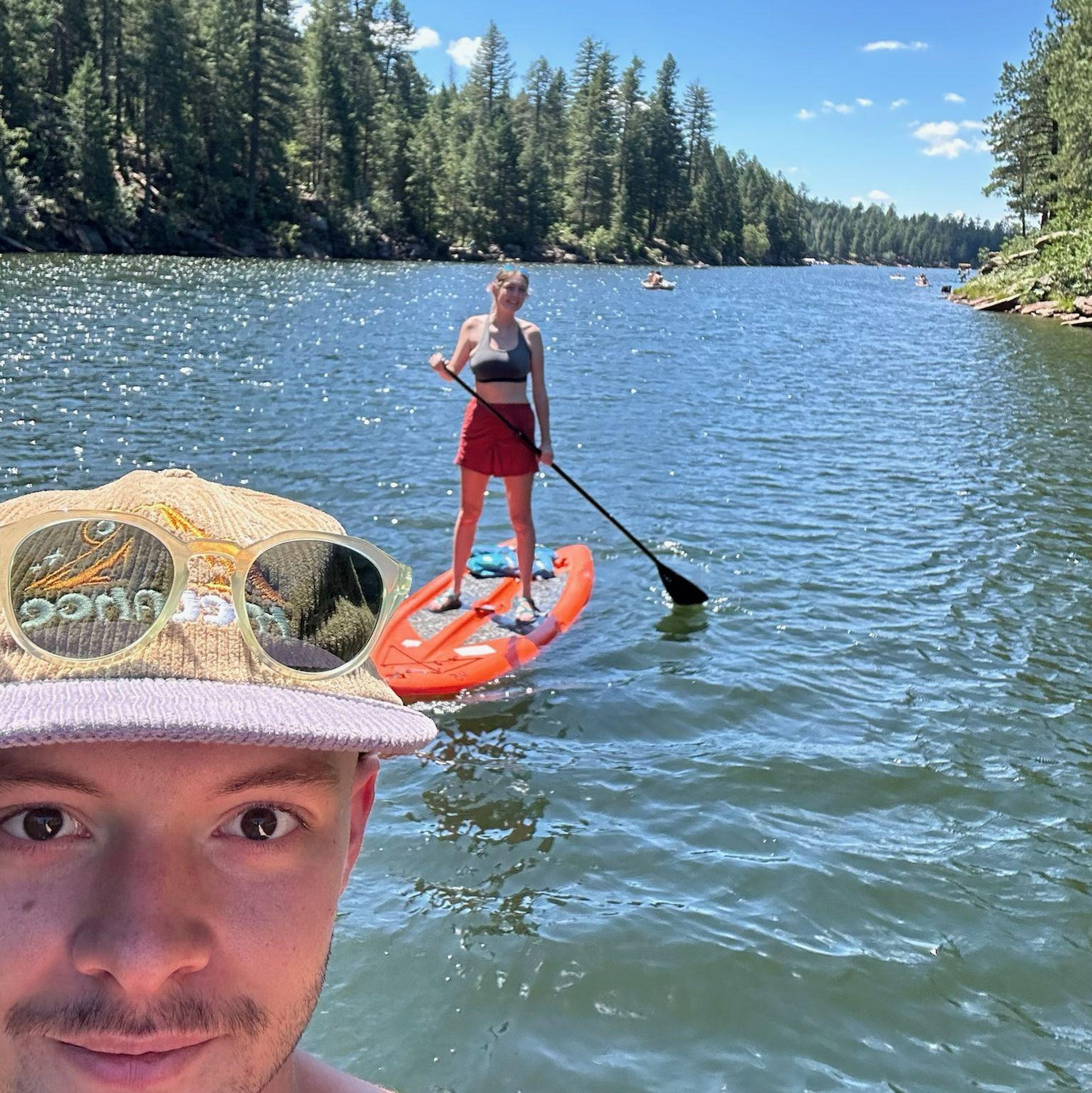 Our one year anniversary at Woods Canyon Lake