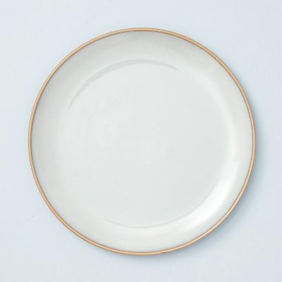 Stoneware Exposed Rim Round Serving Platter Light Blue - Hearth & Hand™ with Magnolia