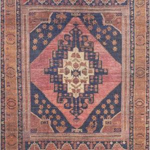 Malamote Vintage Flat Pile Washable Rug | Turkish Washable Rug - 9'x12'