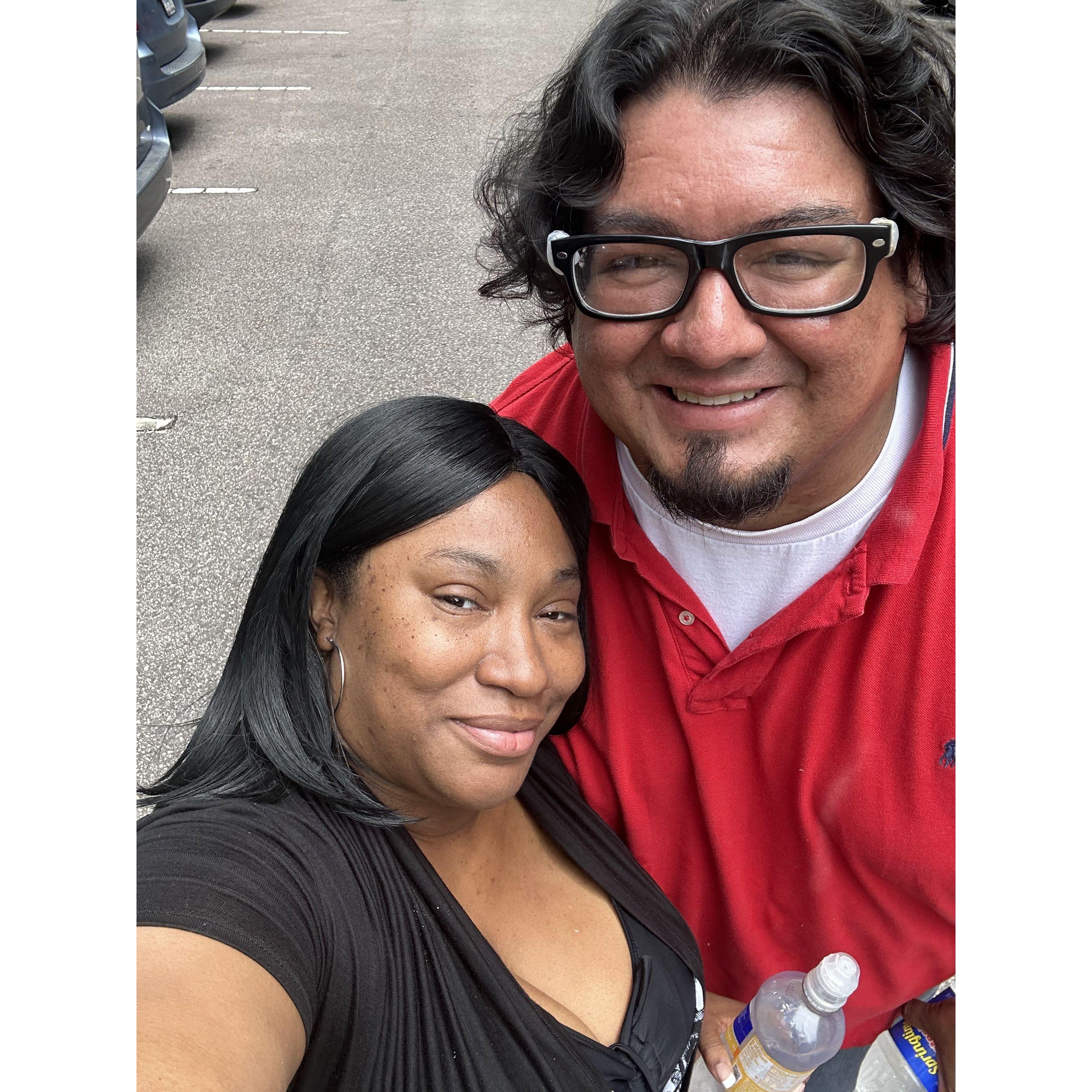 Again, before the hike started